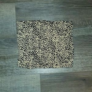 American Eagle Leopard Print tube top
